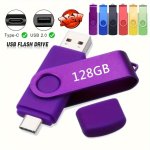 2-IN-1 Otg USB Flash Drive 4GB 128GB 256GB - Dual Interface USB 2.0 And Type-c Pen Drive High Speed Memory Stick