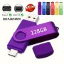 2-IN-1 Otg USB Flash Drive 4GB/128GB/256GB - Dual Interface USB 2.0 And Type-c Pen Drive High Speed Memory Stick