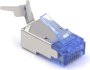 RJ45 CAT6E Hq Shielded Connector Blue