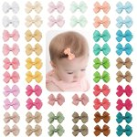 10PCS Bow Baby Girls Hair Clips Non-slip Baby Hair Clips Hair Accessories