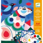 Cards To Paint Fanciful Wild Animals