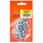 Bolt & Nut M6 X 12MM 2 Piece