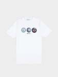 3 Ball Tee - White - White XXL