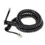 IServ Curly Cords 15FT Pack Of 10 Black