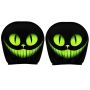 Fantasy Smile Mystical Cat Eye Universal Car Seat Headrest Covers