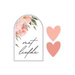 Small Sticker Set - Met Liefde Wit