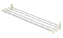 120CM Painted Steel Sturdy Extending Wall Clothes Dryer - Soffietto