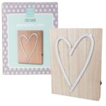 - Light Box Night Light - Ornamental - 1 Piece Heart