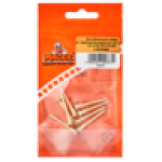 Brass Wood Screw 4.0 X 30MM 8 Piece