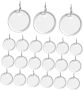 100 Pieces Metal Rimmed Key Tags