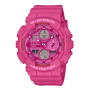 Casio G-shock Pink Resin Digital-analog Watch For Women GMA-S140PP-4ADR