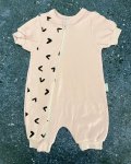New Little Lumps Pink Zipped Onesie 3 6M