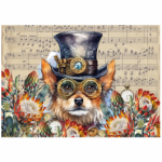 Fox Tear Resistant Deco Print With Protea