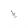 I ~ Alphabet Charm In Silver
