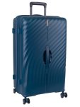CELLINI Xpedition Large Volume 4 Wheel Trolley Trunk Navy