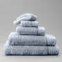 Ash Blue Cotton Zero Twist Bath Sheet Towels 90 X160CM