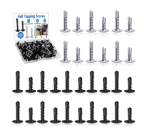 160 Piece Set Assorted Screws For Metal Wood & Plastic