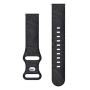 20MM Bohemian Silicone Replaceable Sports Watch Band/strap- Black