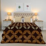 Belfiore Finesse - Petals Chocolate cobblestone - 200 X 230 Cm