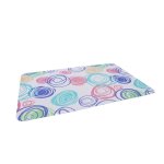 6PC Plastic Multi Color Circle Placemat SGN1548