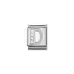 Composable Big Link Silver Letter D