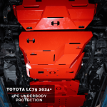 Toyota Land Cruiser 79 Hamer 3PC Underbody Protection For