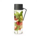Brabantia Make & Take Water Bottle With Strainer 500ML Jade Green Dark Grey Light Grey - Light Grey