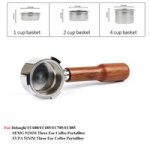 Coffee Accessories Portafilter Compatible For Delonghi C Red Wood
