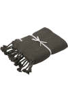 Cotton Knit Throw - Oatmeal Stone