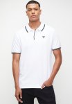 Guess Tipped Core Polo - Pure White