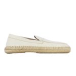 Espadrille Leather Loafer -white