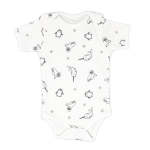Babes & Kids Little Acorn - Short Sleeve Arctic Animals Onsie Bodysuit