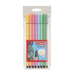 Stabilo Pen 68 Fibre-tip Pen: Pastel 8 1.4MM