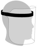 Faceshield With Adjustable Elastic Band