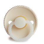 Rope Silicone Pacifier - Cream Night Size 2
