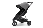 Thule Spring Stroller - Black Frame - Grey-melange