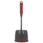 Red & Grey Toilet Brush Set