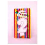 Party Time Number Candle NO.2