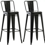 Metro Metal Bar Stool - Modern Style For Your Home - White