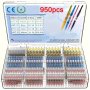 950pcs Heat Shrink Solder Butt Connectors Ultimate Solder Connector Kit
