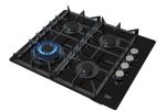 Univa 60CM Black Gas Hob UGH640B