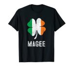Magee Last Name Irish Pride Lucky St Patrick's Day T-Shirt