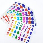 Shiny Sparkle Number Stickers - Factory Plaza