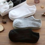 1 8 Pairs Men's Low Cut Crew Socks Breathable Comfy Casual Socks Simple Fashion Sports Socks For Outdoor Fitness Basketball Runn