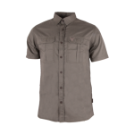 Mens Casual Canvas Cotton Shirt Olive - 2XL