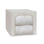 Cotton Linen Storage Box With Foldable Fabric