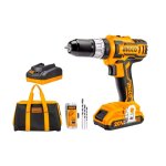 Ingco - Cordless Drill 20V With Battery Charger And Tool Bag
