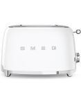 Smeg 2-SLICE White Retro Toaster TSF01WHEU