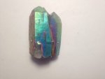 Titanium Aura Quartz Rough Twin Stone