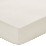 Cotton 200 Thread Count Fitted SHEET - Stone - Queen 152 X 192 X 30CM